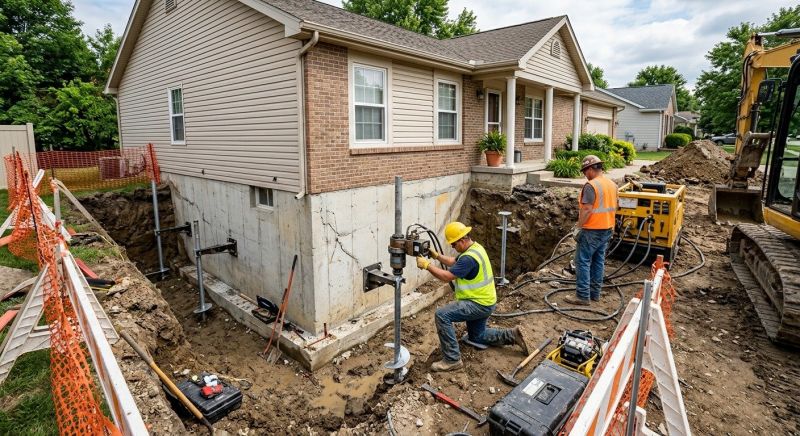 Building Foundation Repair in Needville, TX