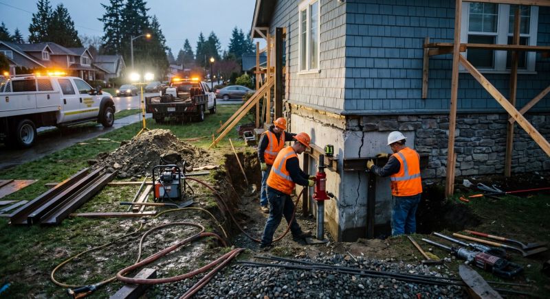 Building Foundation Repair in Pearland, TX