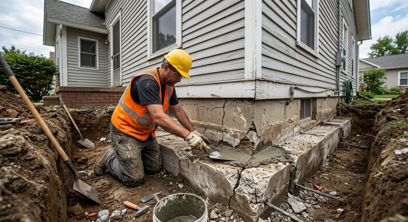 Building Foundation Repair in Rosharon, TX