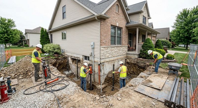Building Foundation Repair in Rosharon, TX