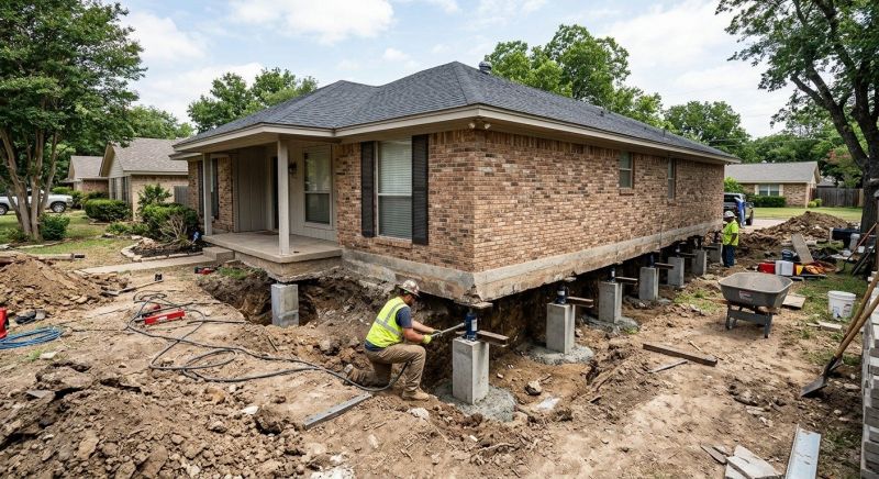 Concrete Foundation Leveling in Wallis, TX