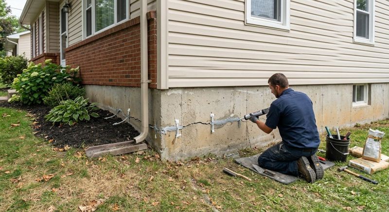 Cracked Foundation Repair in Pearland, TX