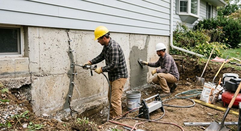Cracked Foundation Repair in Pearland, TX