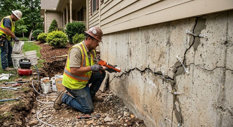 Cracked Foundation Repair in Simonton, TX