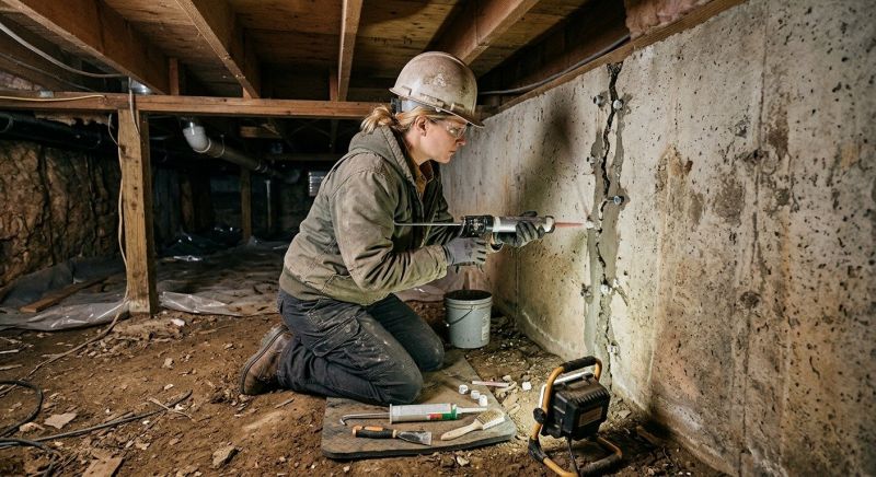 Crawlspace Foundation Repair in Needville, TX