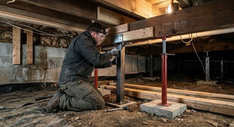 Crawlspace Structural Repair in Sugar Land, TX