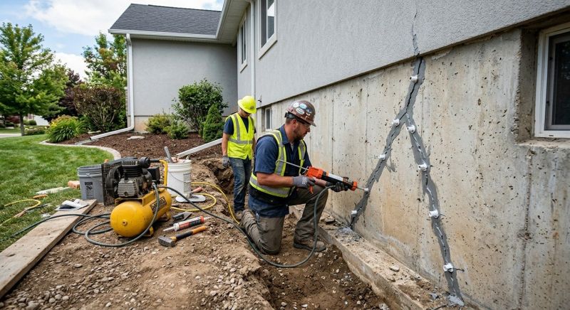 Foundation Crack Repair in Manvel, TX