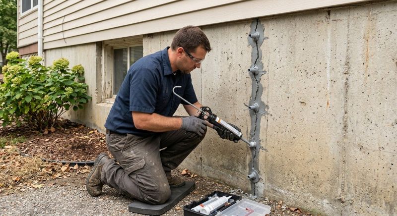 Foundation Crack Sealing in Sugar Land, TX