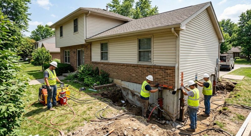 Foundation Jacking in Guy, TX
