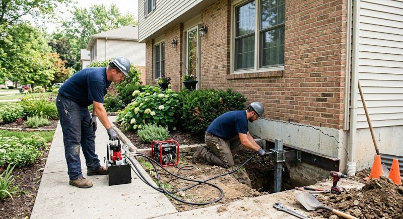 Foundation Jacking in Rosenberg, TX