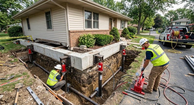 Foundation Jacking in Wallis, TX