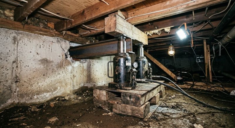 Foundation Jacking in Wallis, TX