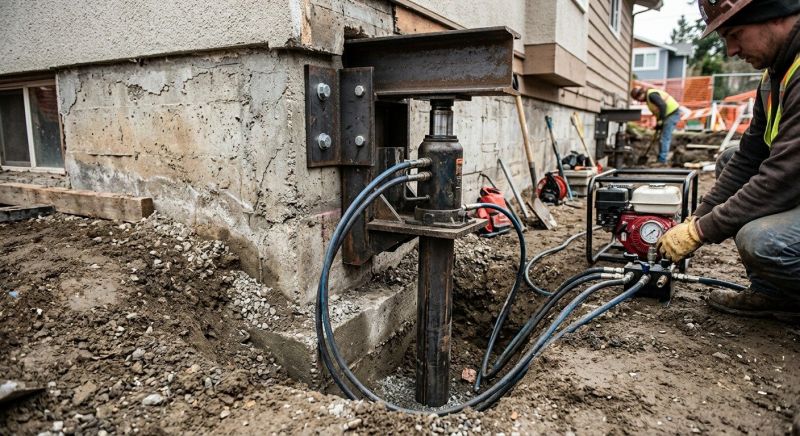 Foundation Lifting in Sugar Land, TX