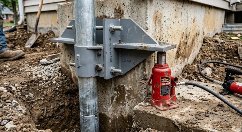 Foundation Pier Leveling in Sugar Land, TX
