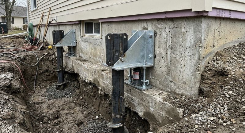 Foundation Pier Leveling in Sugar Land, TX