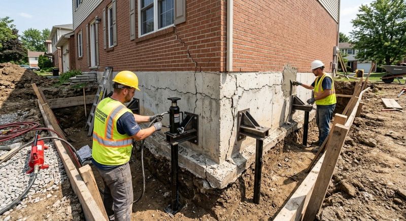 Foundation Pier Repair in Sugar Land, TX