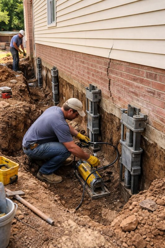 Foundation Pier Repair in Sugar Land, TX