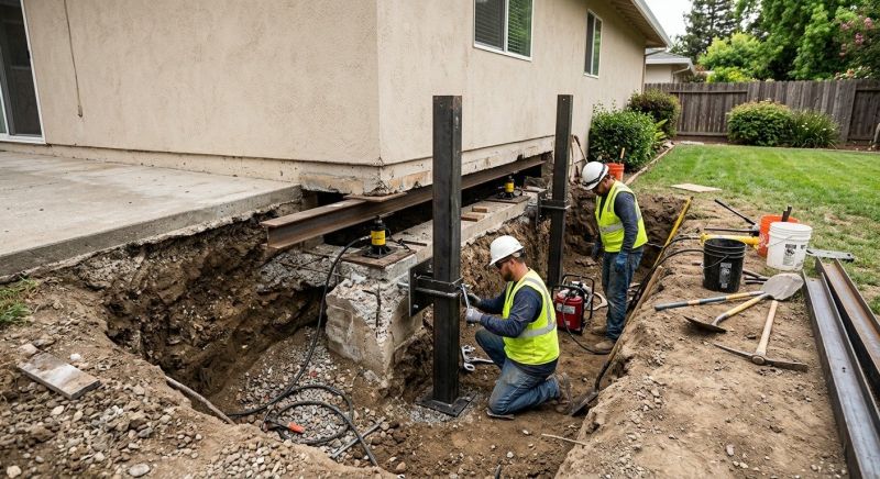 Foundation Pier Repair in Sugar Land, TX