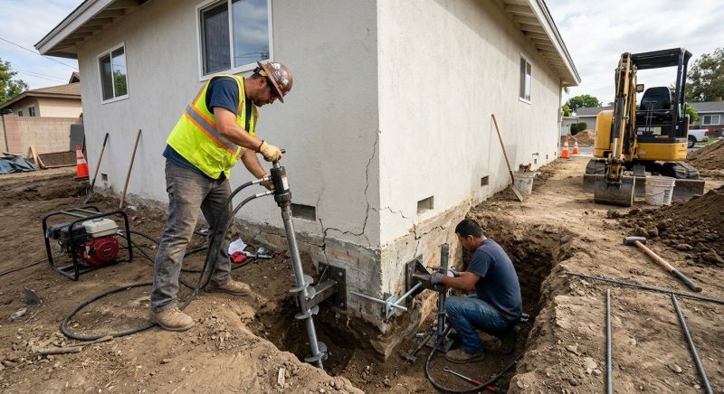 Foundation Stabilizing in Manvel, TX