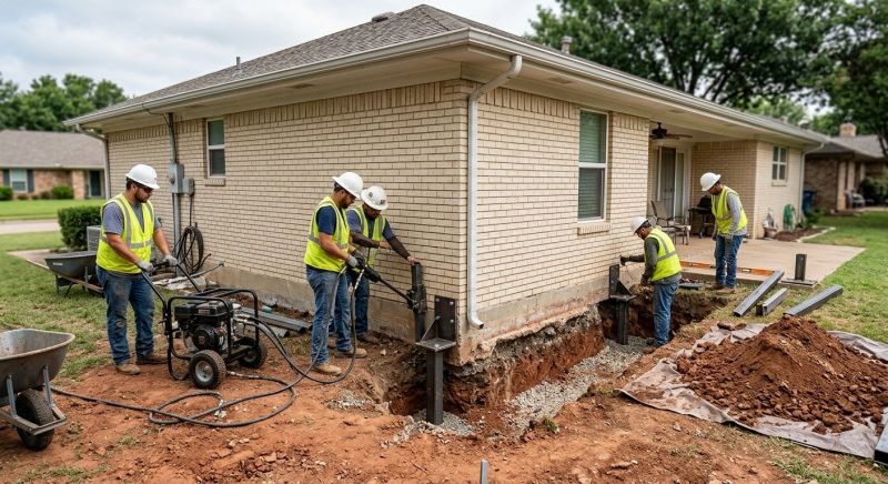 Foundation Stabilizing in Missouri City, TX