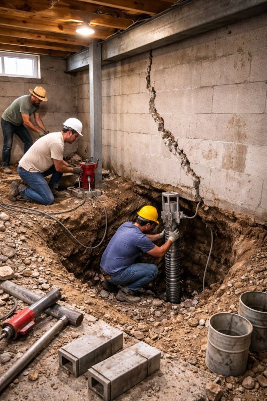 Foundation Structural Repair in Rosenberg, TX