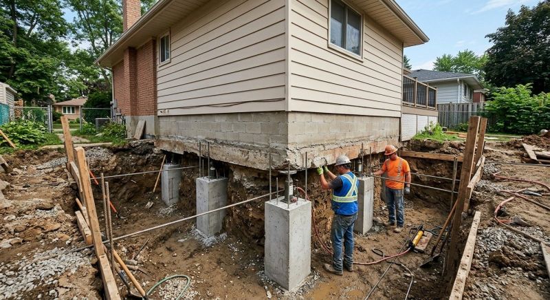 Foundation Underpinning in Sugar Land, TX