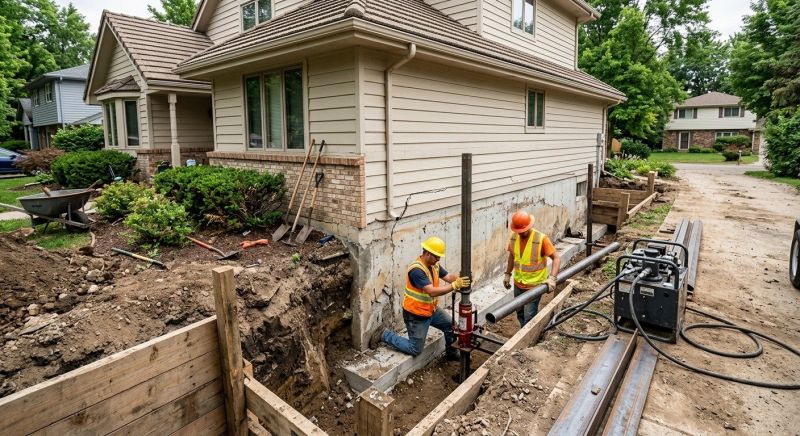 Home Foundation Repair in Rosharon, TX