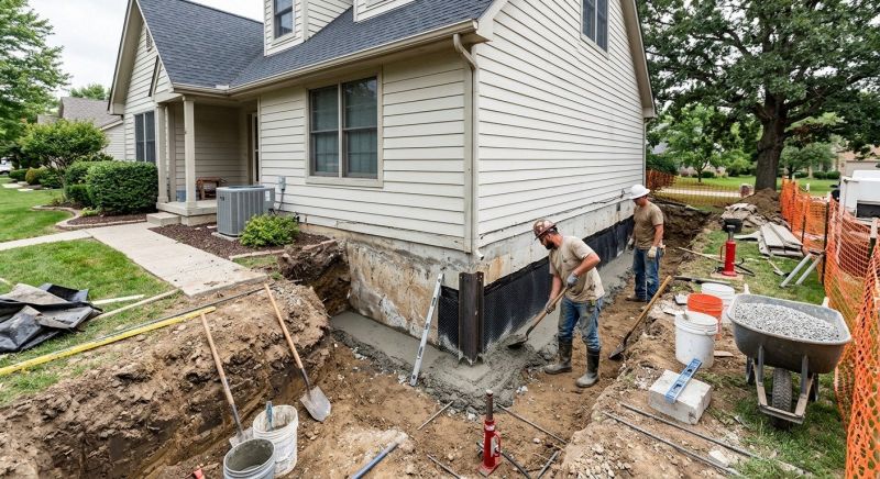 House Foundation Repair in Sugar Land, TX