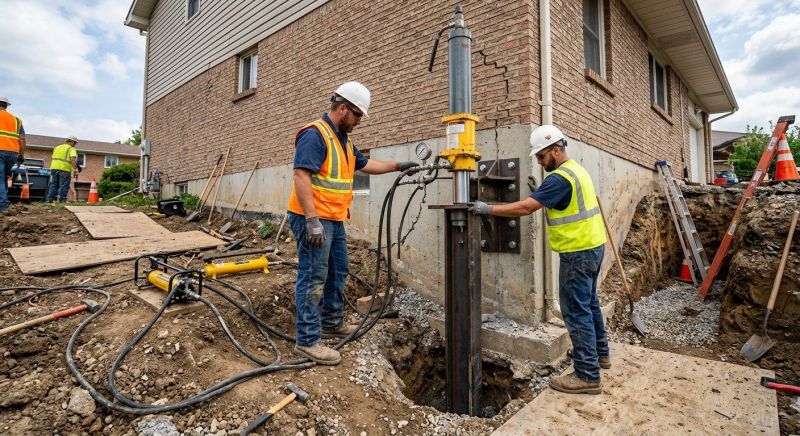 Settling Foundation Service in South Houston, TX