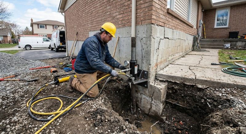 Sinking Foundation Repair in Katy, TX
