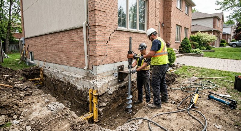 Sinking Foundation Repair in Manvel, TX