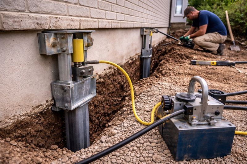 Sinking Foundation Repair in Rosenberg, TX
